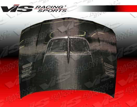 Cyber Carbon Fiber Hood for 1997-2001 Mitsubishi Mirage-JDM-W/B 4dr