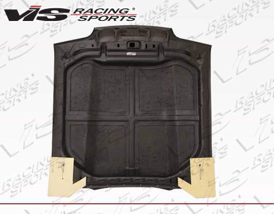 Cowl Induction Carbon Fiber Hood for 1987-1993 Ford Mustang 2dr