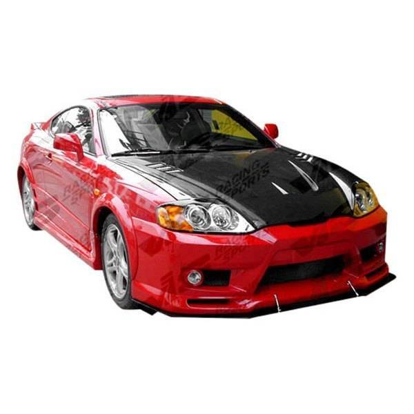 Cyber Carbon Fiber Hood for 2003-2006 Hyundai Tiburon 2dr
