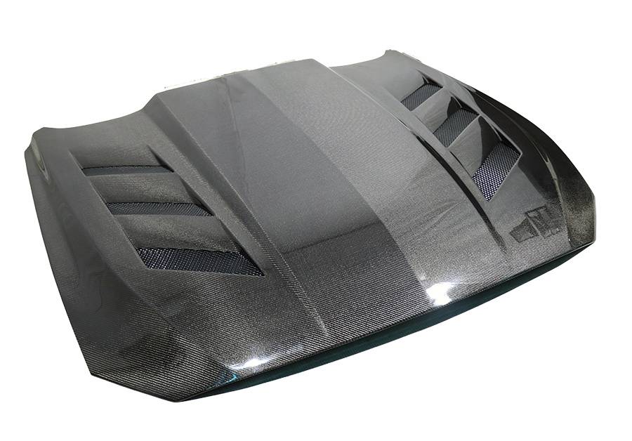 AMS Carbon Fiber Hood for 2018-2022 Ford Mustang 2dr