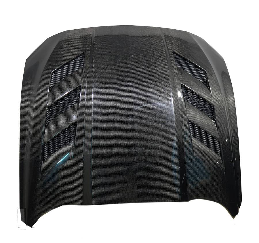 AMS Carbon Fiber Hood for 2018-2022 Ford Mustang 2dr