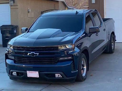 TMS Carbon Fiber Hood for 2019-2020 Chevrolet Silverado 4dr