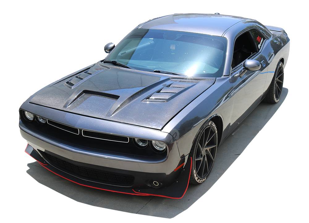 Terminator Carbon Fiber Hood for 2008-2021 Dodge Challenger 2dr