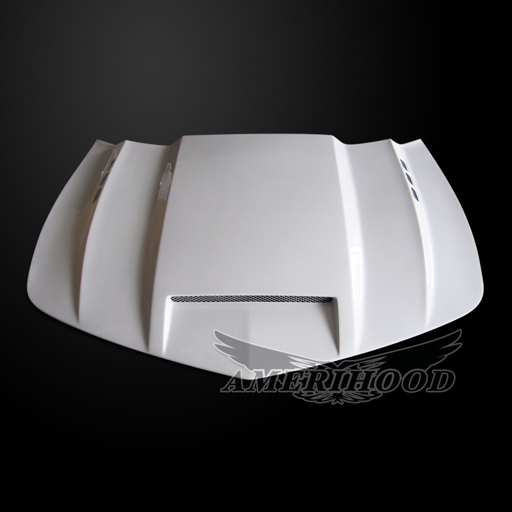 Chevrolet Camaro 2014-2015 V6 0nly SMS Style Functional Ram Air Hood