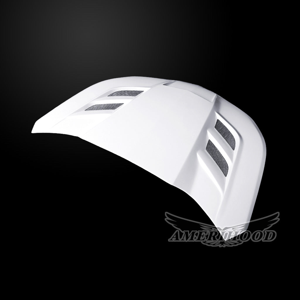 Chevrolet Camaro VIP Style Functional Heat Extractor Hood 2019-2021 models will fit however body lines of the hood may not line up 100% to the new bumper