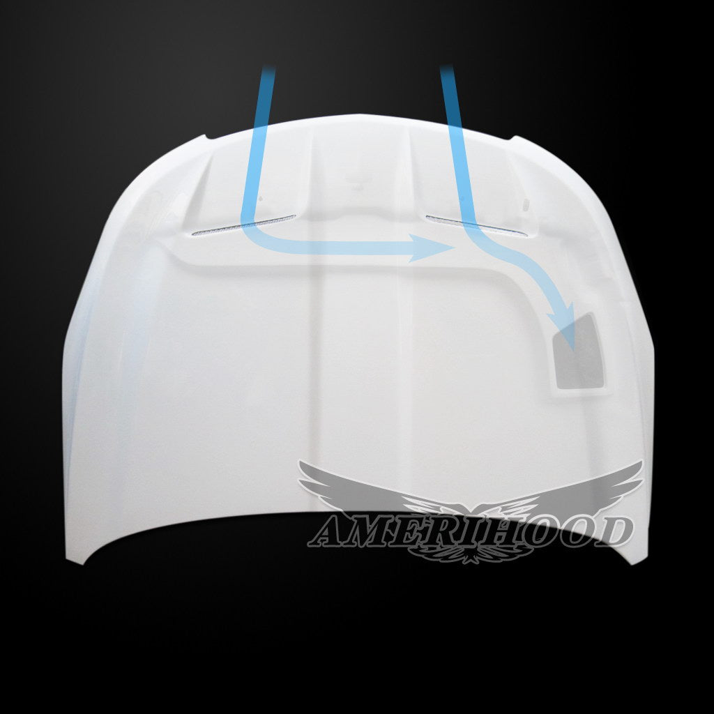 Chevrolet Cruze 2011-2015 Type-WS6 Style Functional Ram Air Hood