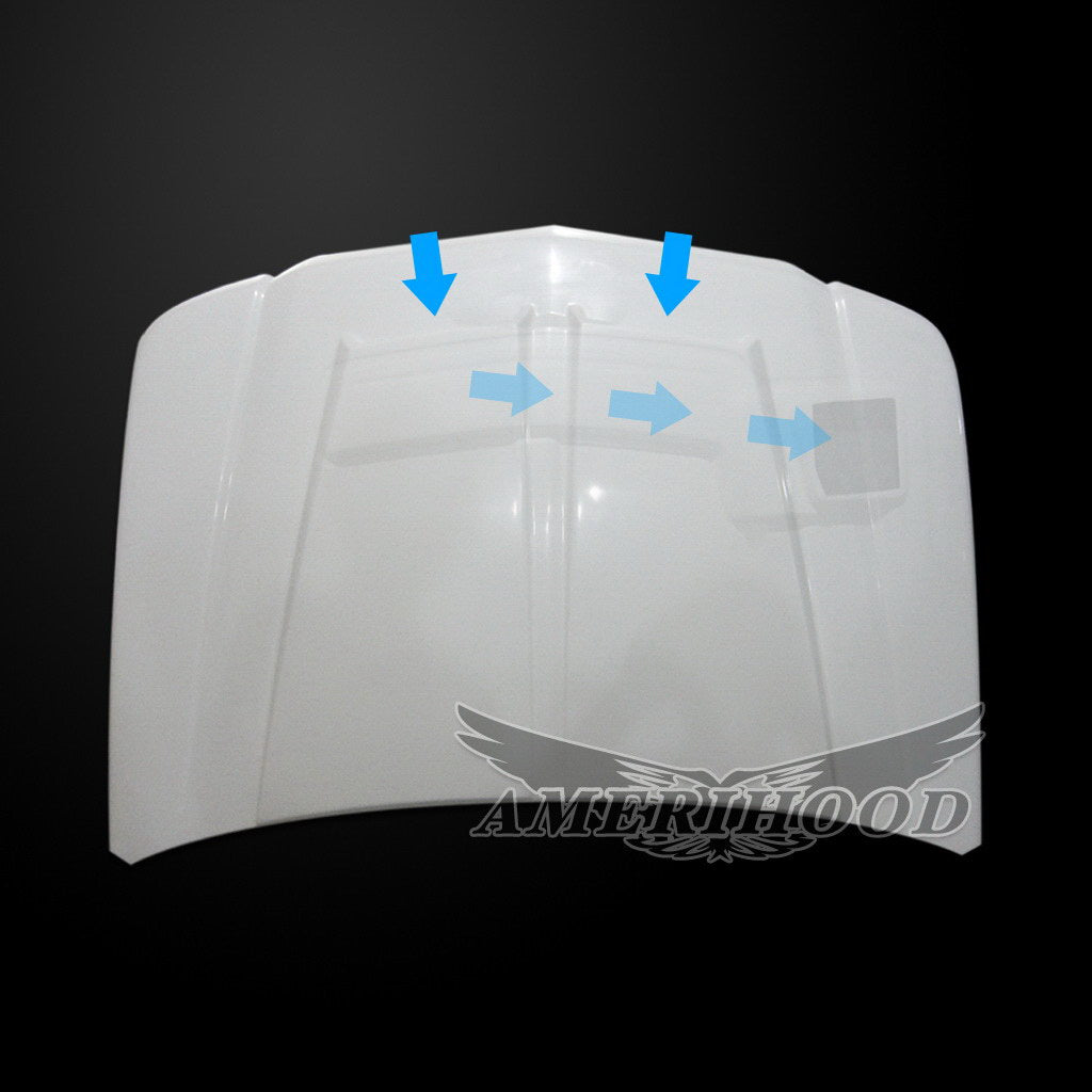 Cadillac Escalade 2002-2006 Type-TS Style Functional Ram Air Hood