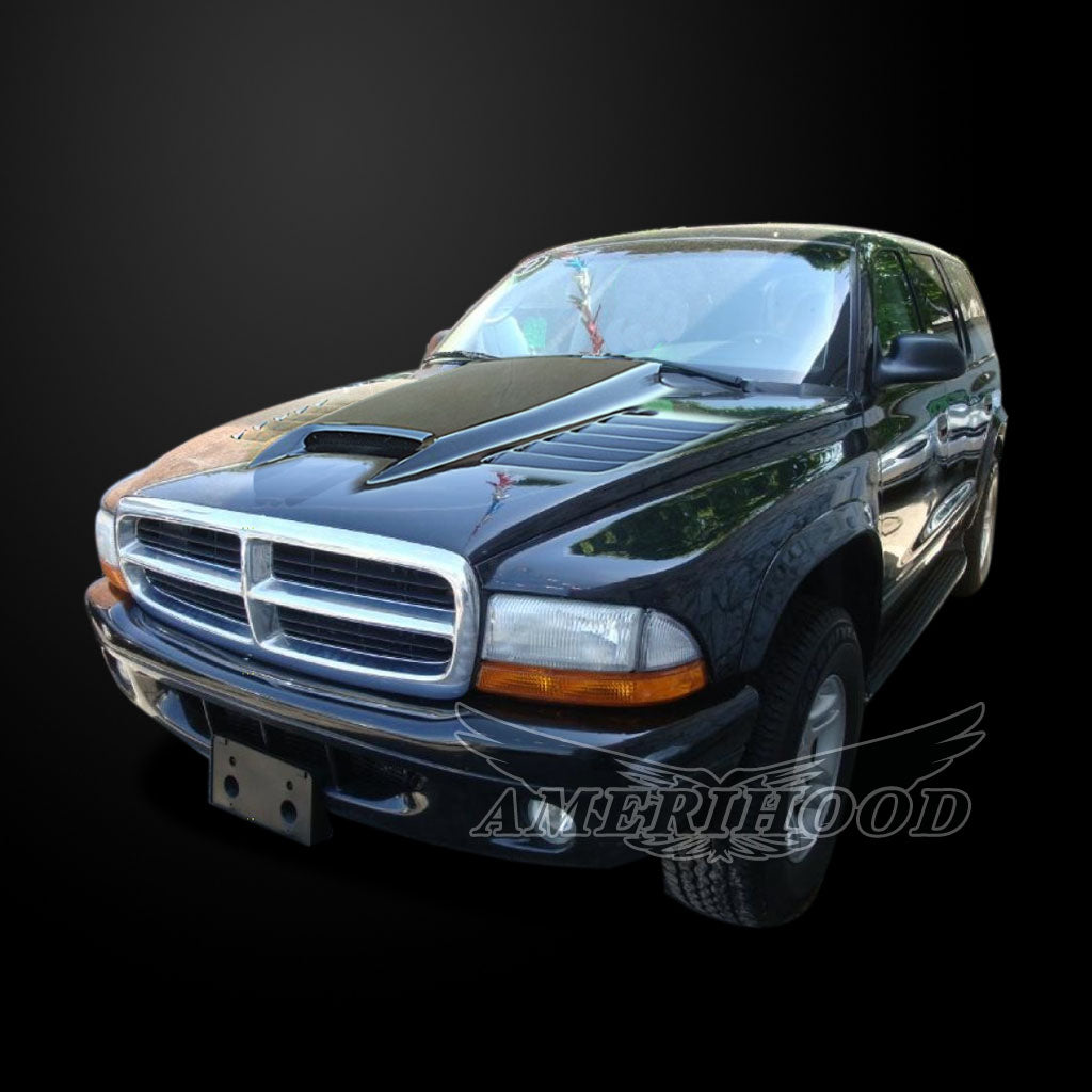 Dodge Durango 1998-2003 SSK Style Functional Heat Extractor Vented Hood