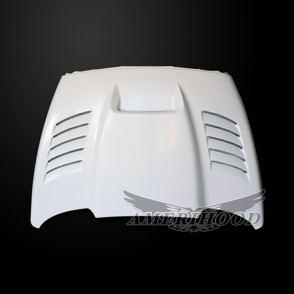 Dodge Ram 3500 2003-2009 Type-SSK Style Functional Heat Extractor Vented Hood