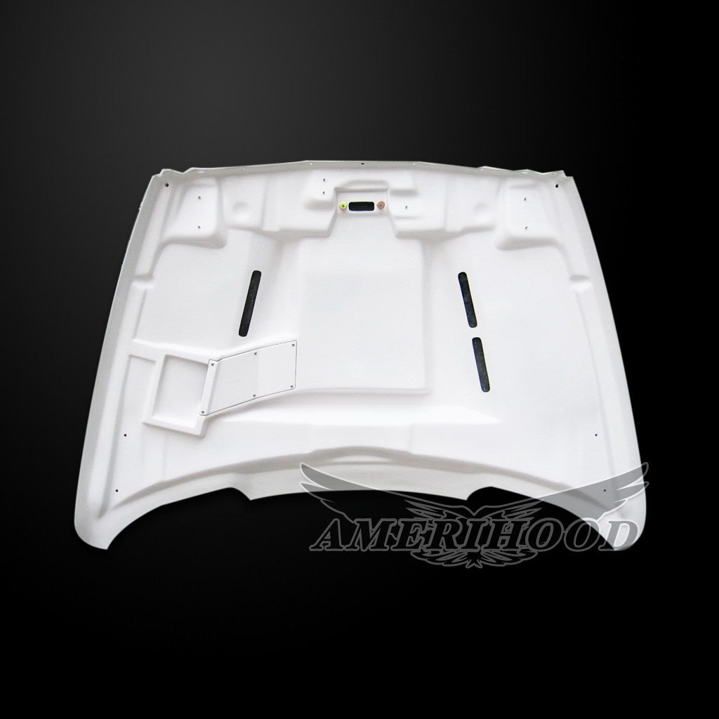 Dodge Ram 3500 2003-2009 Type-SSK Style Functional Heat Extractor Vented Hood