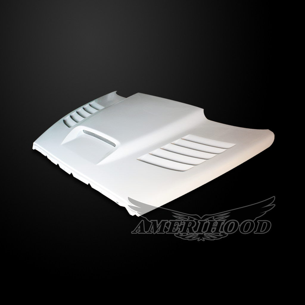 Dodge Ram 3500 2003-2009 Type-SSK Style Functional Heat Extractor Vented Hood