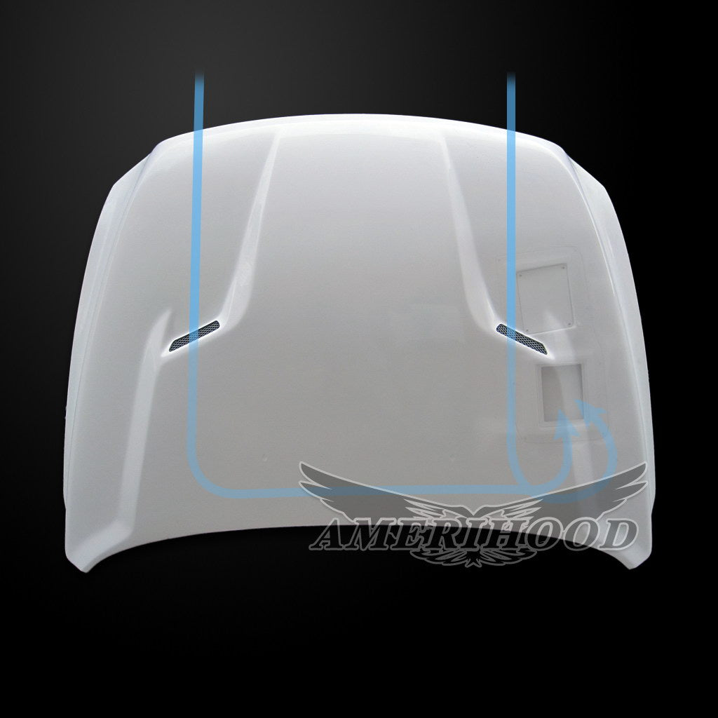 Dodge Ram 3500 CLG Style Functional Ram Air Hood
