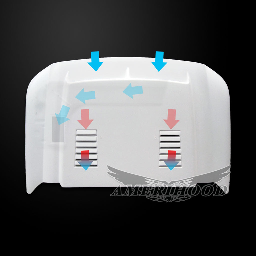 Ford F-250 2011-2016 Type-E Style Functional Heat Extraction Ram Air Hood