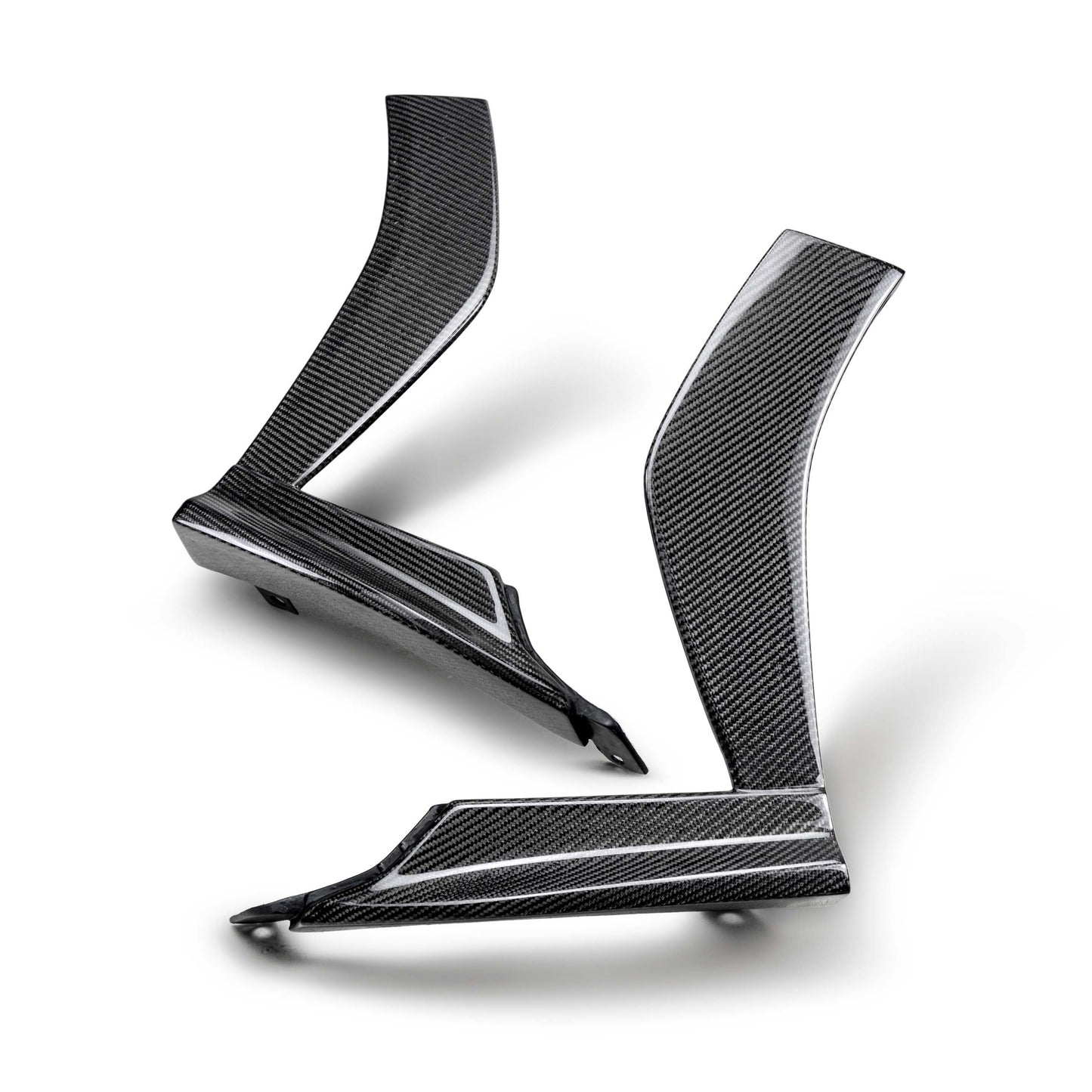 Carbon fiber front bumper trim for 2022-UP Subaru WRX
