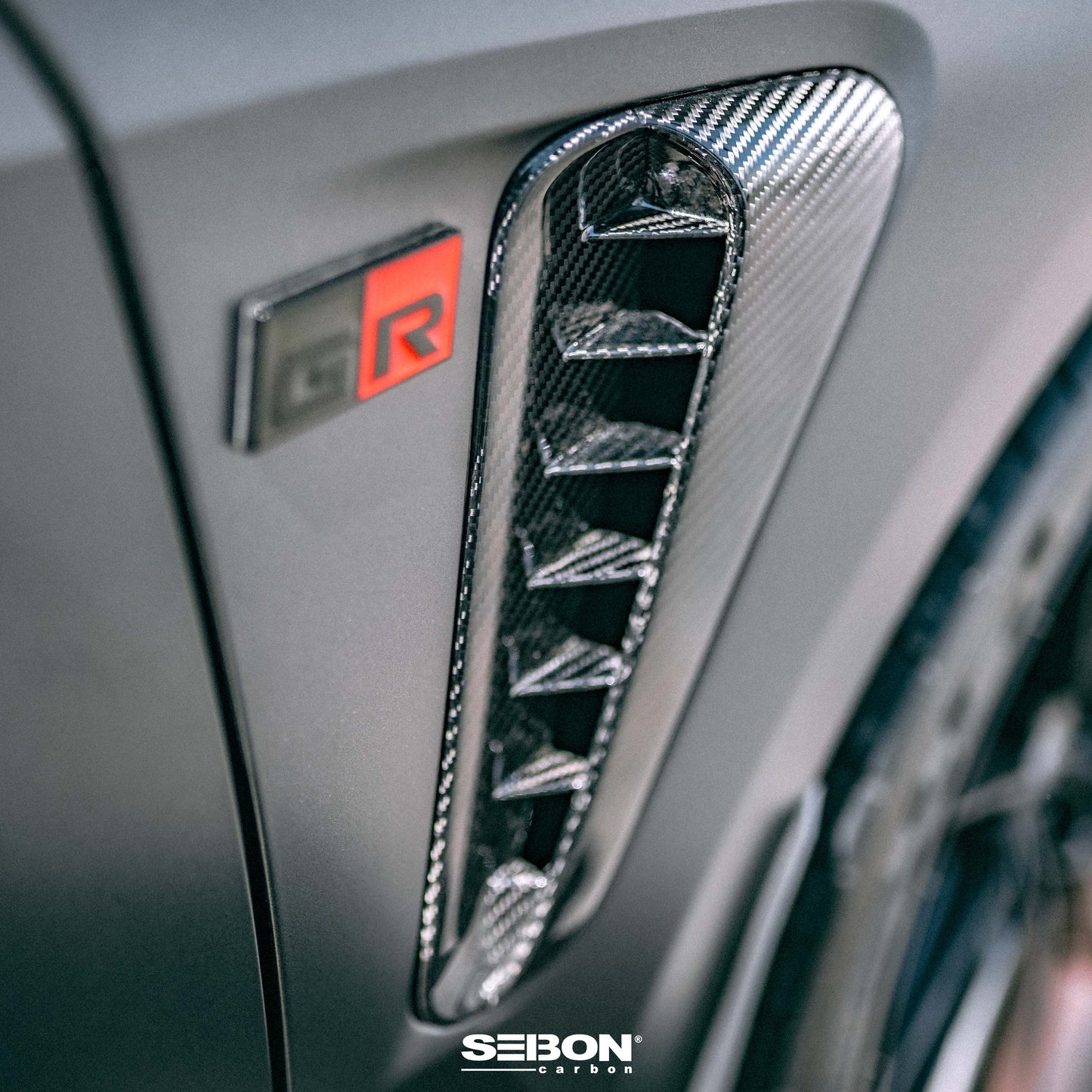Dry carbon fiber fender vents for 2023-UP Toyota GR Corolla