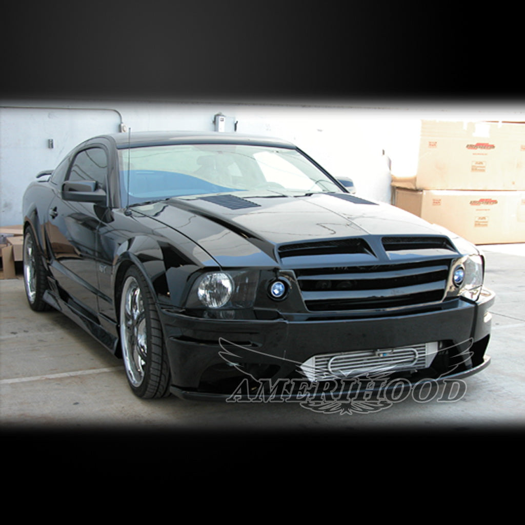 Ford Mustang 2005-2009 Type-E Style Functional Heat Extraction Ram Air Hood