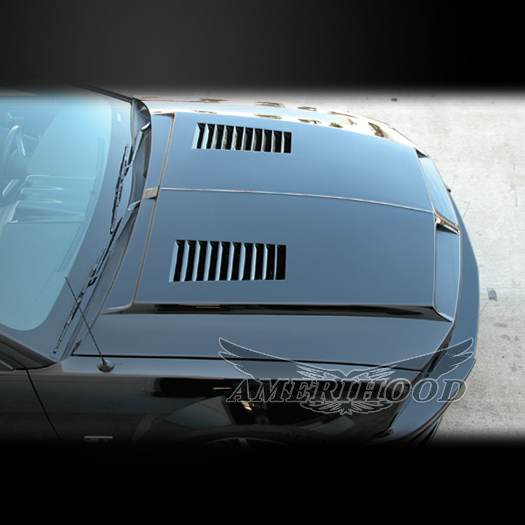 Ford Mustang 2005-2009 Type-E Style Functional Heat Extraction Ram Air Hood