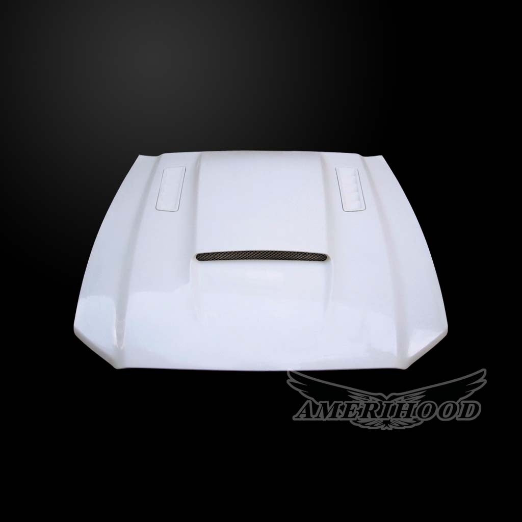 Ford Mustang 2013-2014 SMS Style Functional Heat Extraction Ram Air Hood