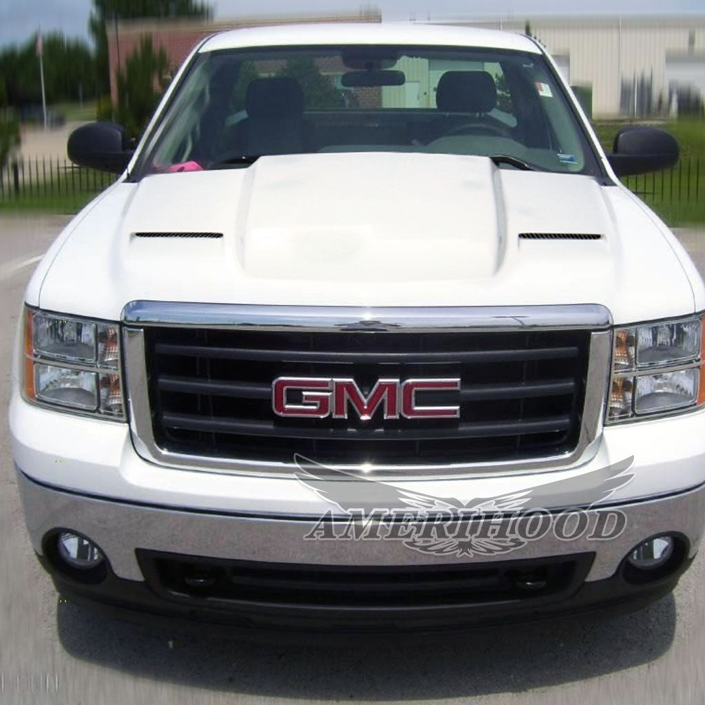 GMC Sierra 2500HD 2007-2010 Cowl Type-1 Style Functional Ram Air Hood