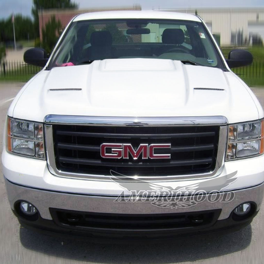 GMC Sierra 2500HD 2007-2010 Cowl Type-2 Style Functional Ram Air Hood