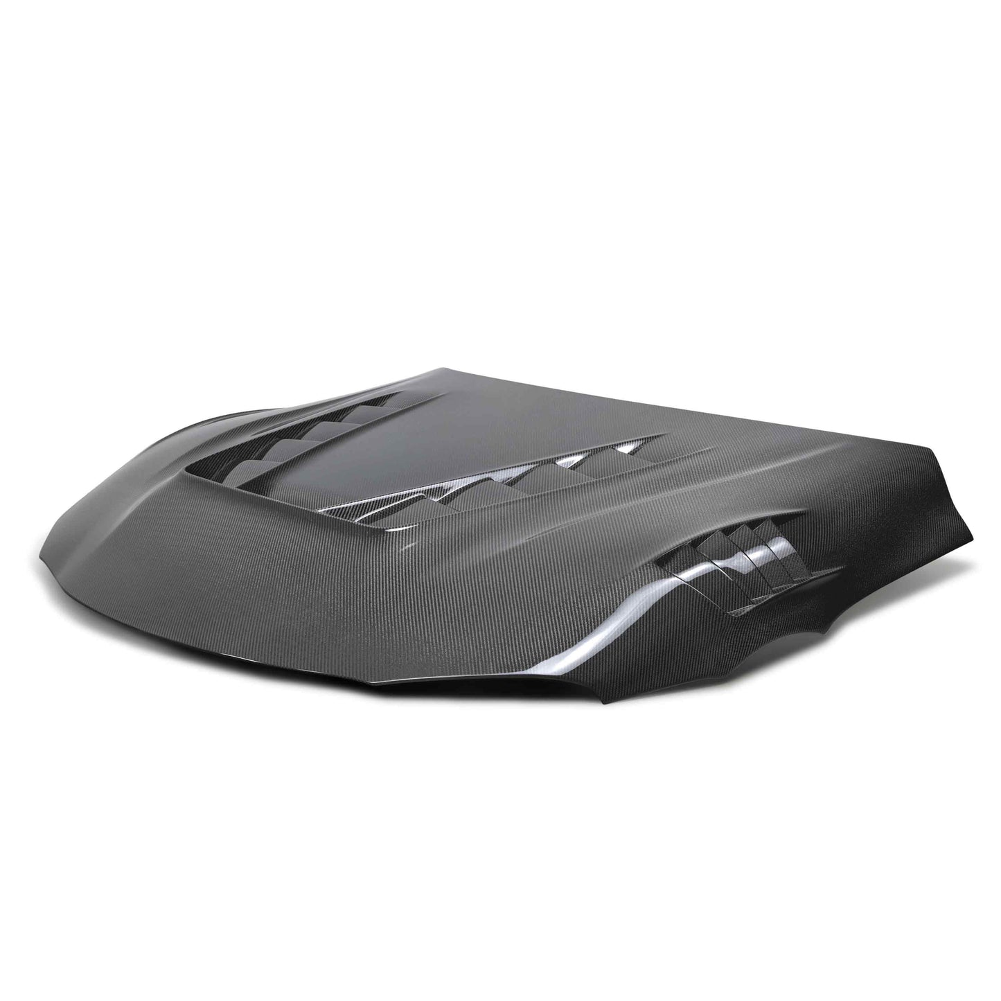 TV-Style Double Sided Carbon Fiber Hood For 2020-2024 Toyota Supra