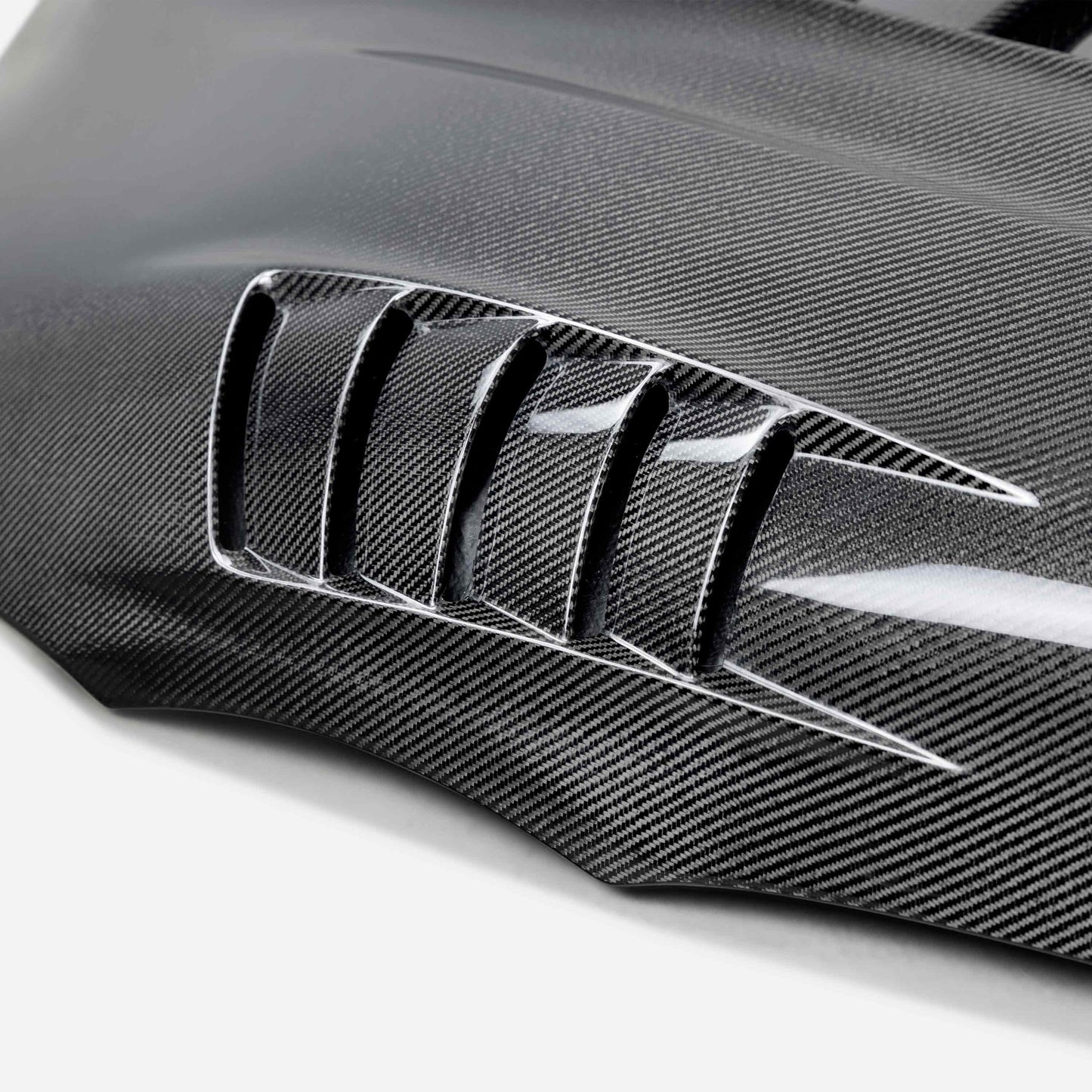 TV-Style Double Sided Carbon Fiber Hood For 2020-2024 Toyota Supra