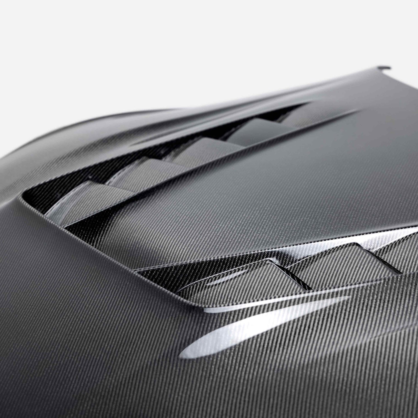 TV-Style Double Sided Carbon Fiber Hood For 2020-2024 Toyota Supra