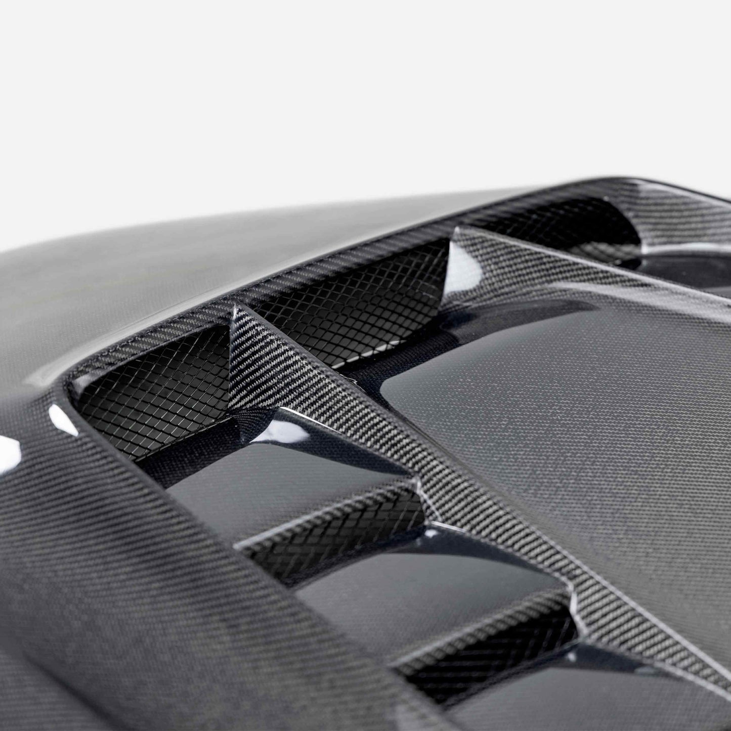 TV-Style Double Sided Carbon Fiber Hood For 2020-2024 Toyota Supra
