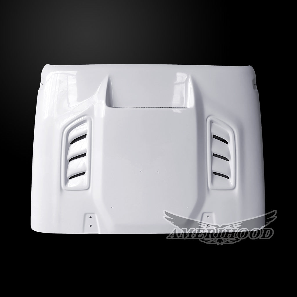 Jeep Wrangler JK VIP Style Functional Ram Air Hood