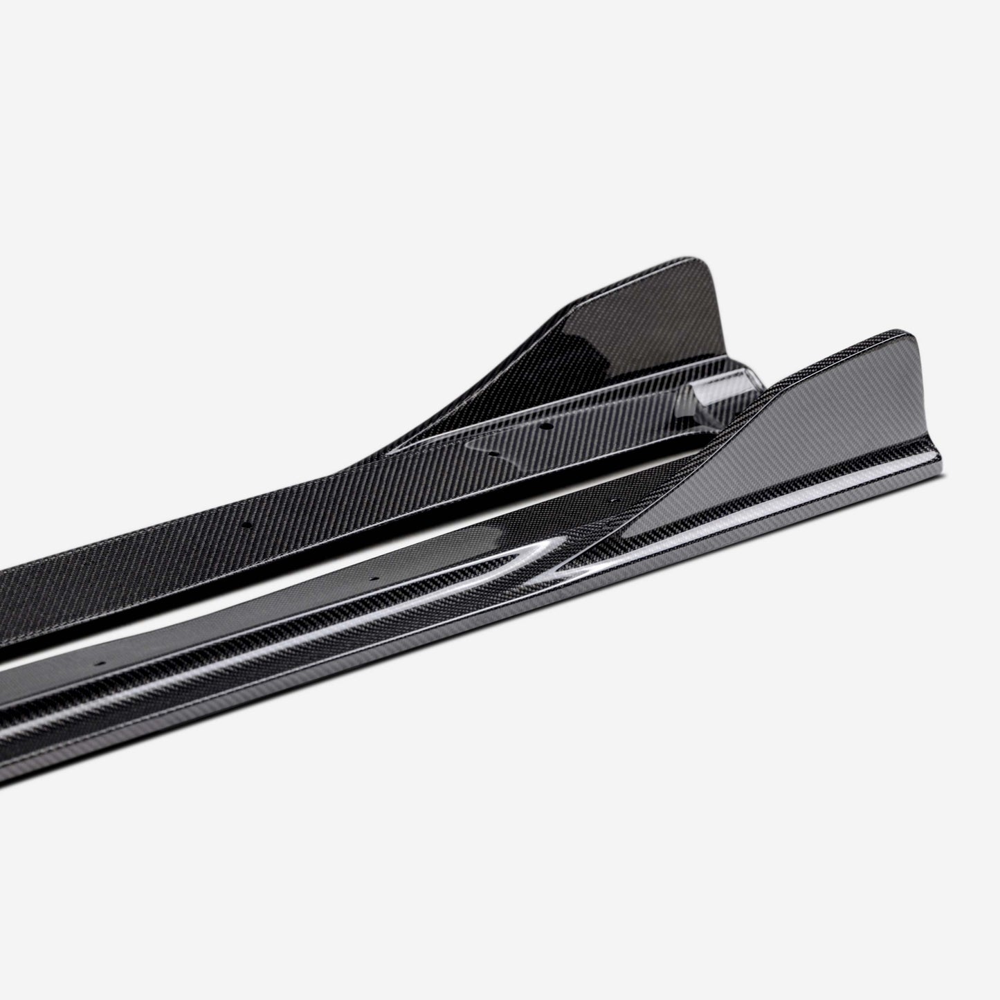 MB-style carbon fiber side skirts for 2023-UP Nissan Z