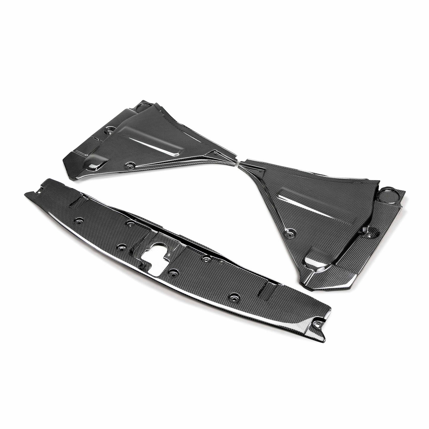 2009-2011 NISSAN GTR R35 Carbon Fiber COOLING PANEL SET (3-piece)