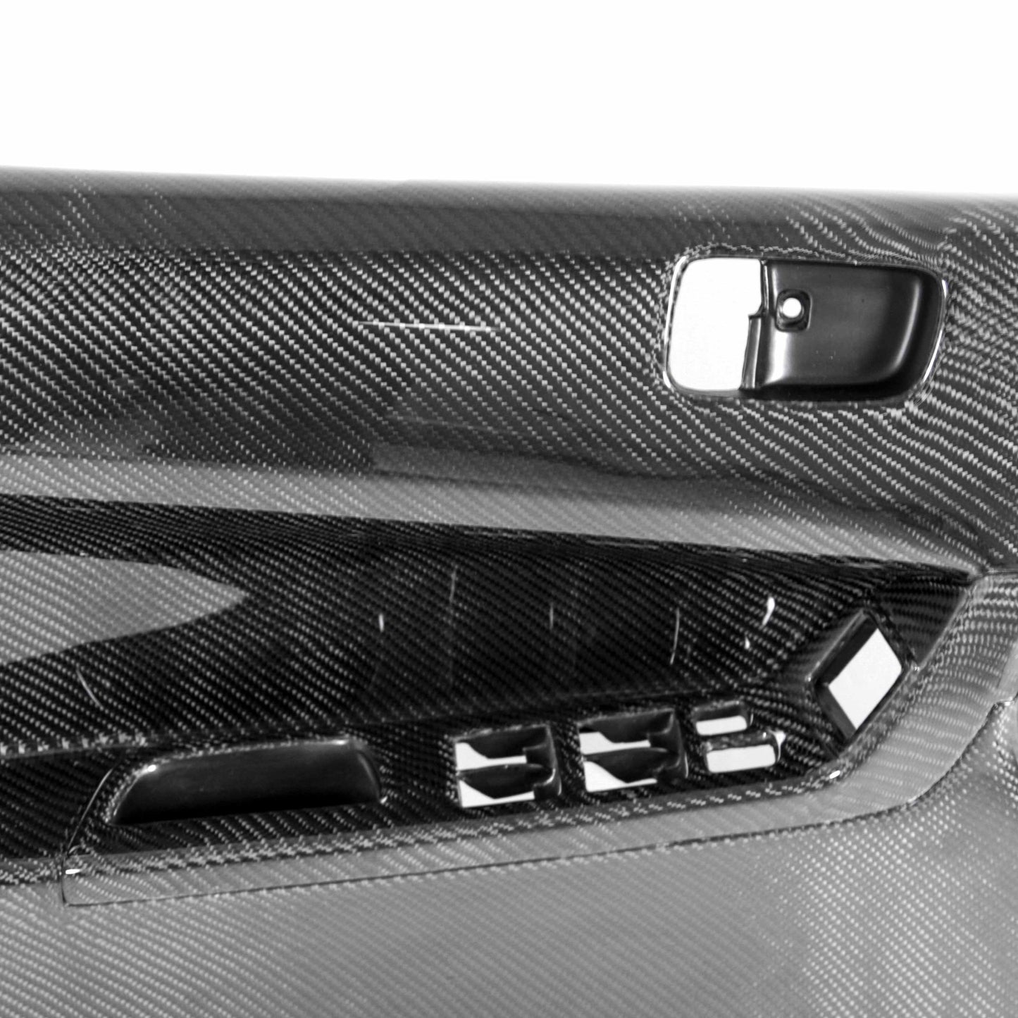 2008-2015 MITSUBISHI LANCER EVO X Carbon Fiber DOOR PANELS (FRONT) (Pair)