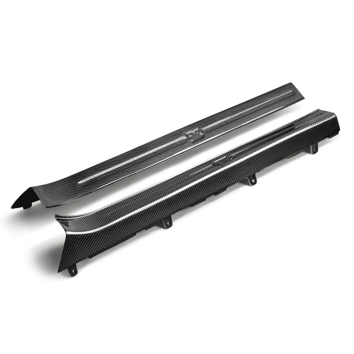 2009-2010 NISSAN GTR R35 OE Carbon Fiber DOOR SILLS (Pair)