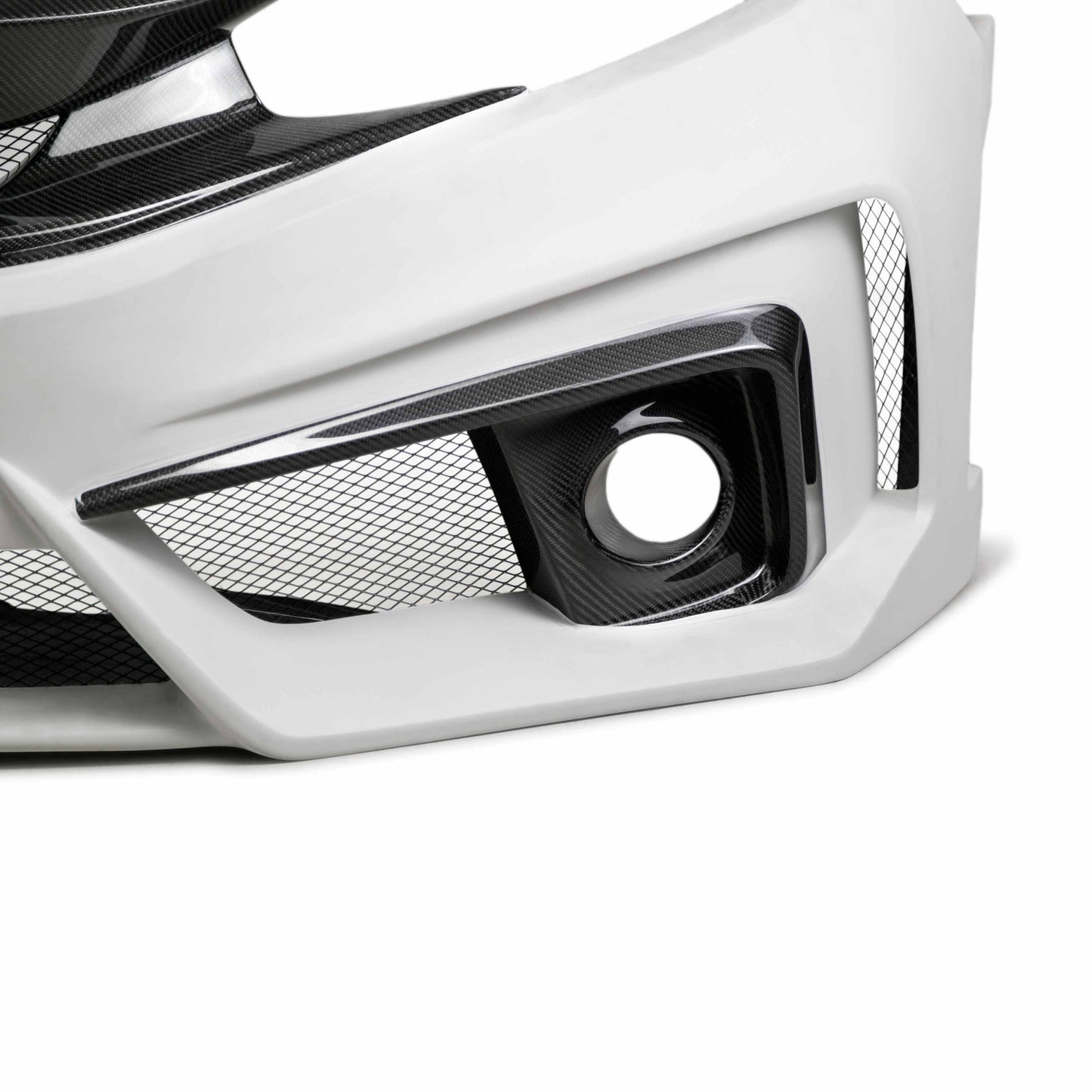 2016-2020 HONDA CIVIC 4DR TT Carbon Fiber FRONT BUMPER