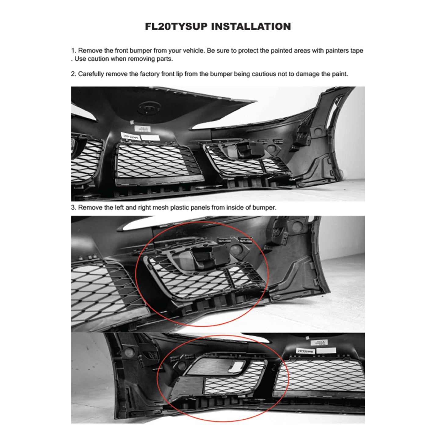 2020-UP TOYOTA SUPRA A90 MB Carbon Fiber FRONT LIP