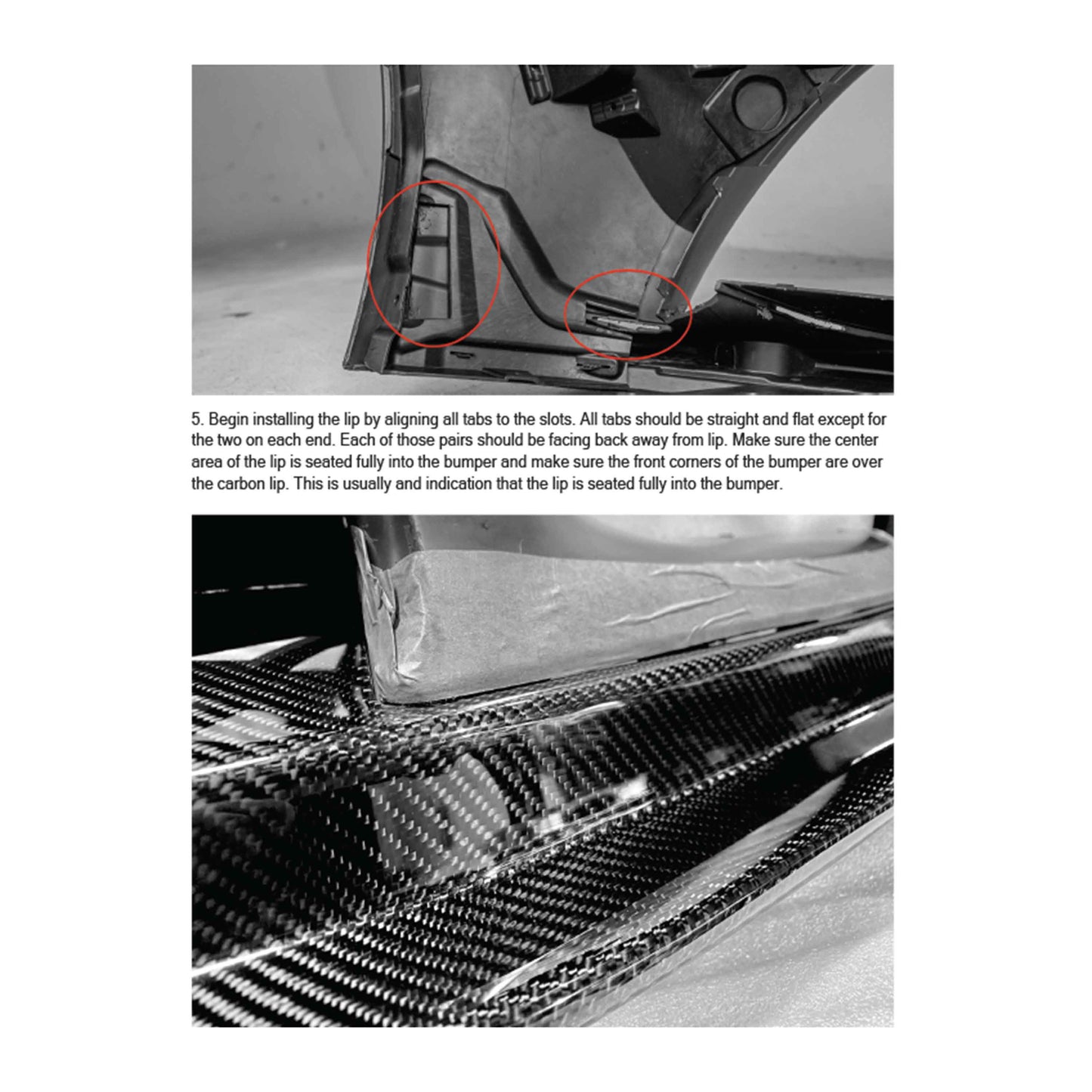 2020-UP TOYOTA SUPRA A90 MB Carbon Fiber FRONT LIP