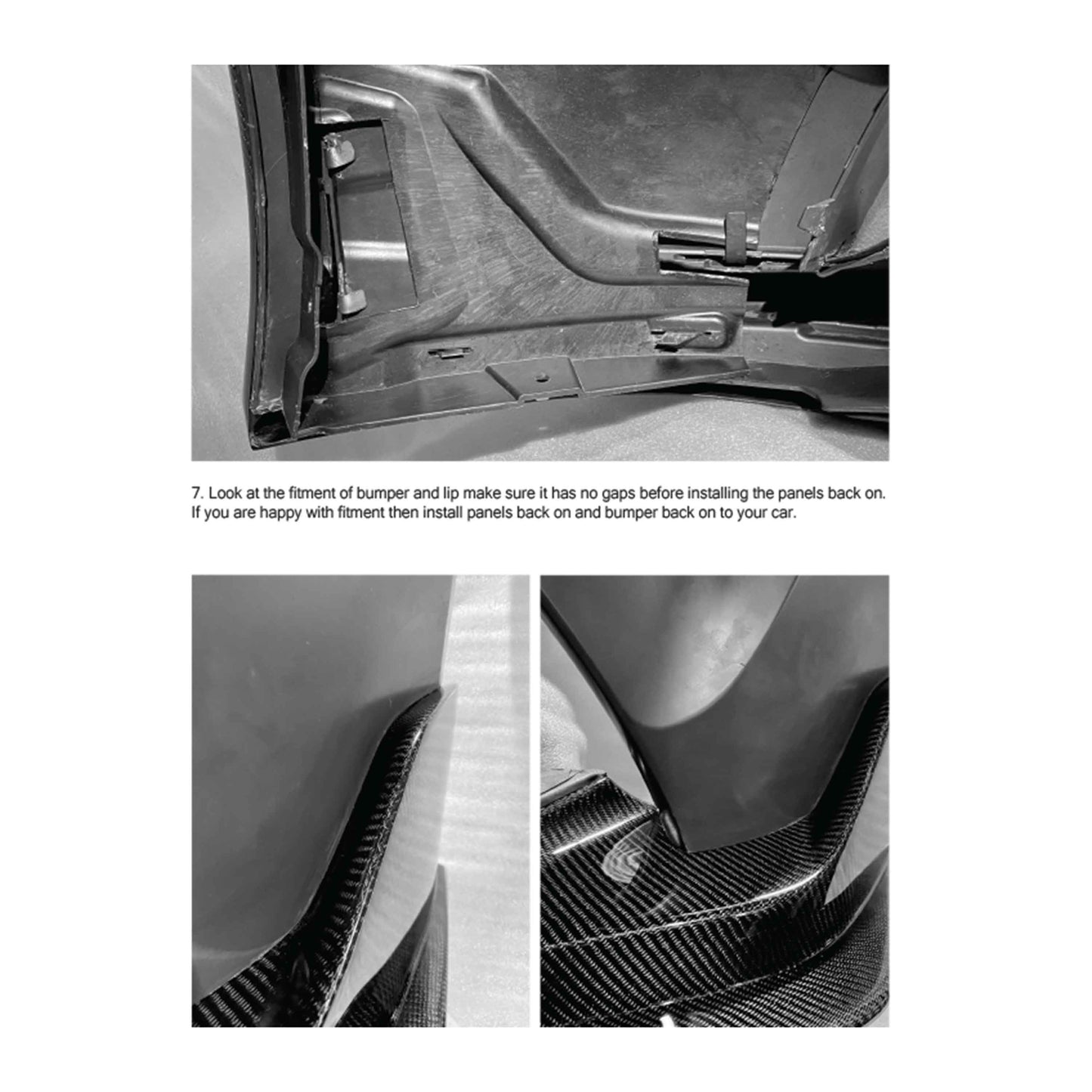 2020-UP TOYOTA SUPRA A90 MB Carbon Fiber FRONT LIP