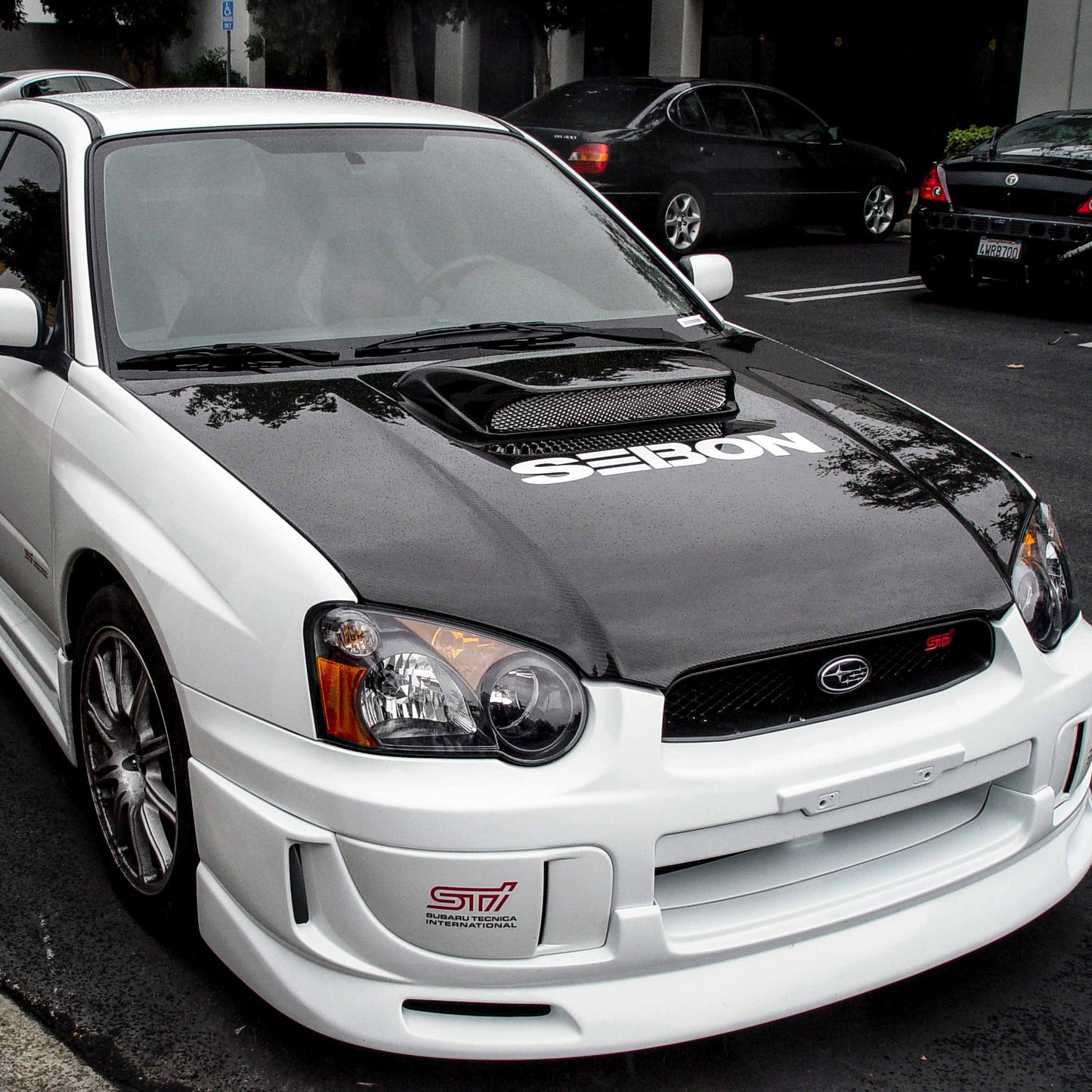2004-2005 SUBARU IMPREZA / WRX / STI OE Carbon Fiber HOOD