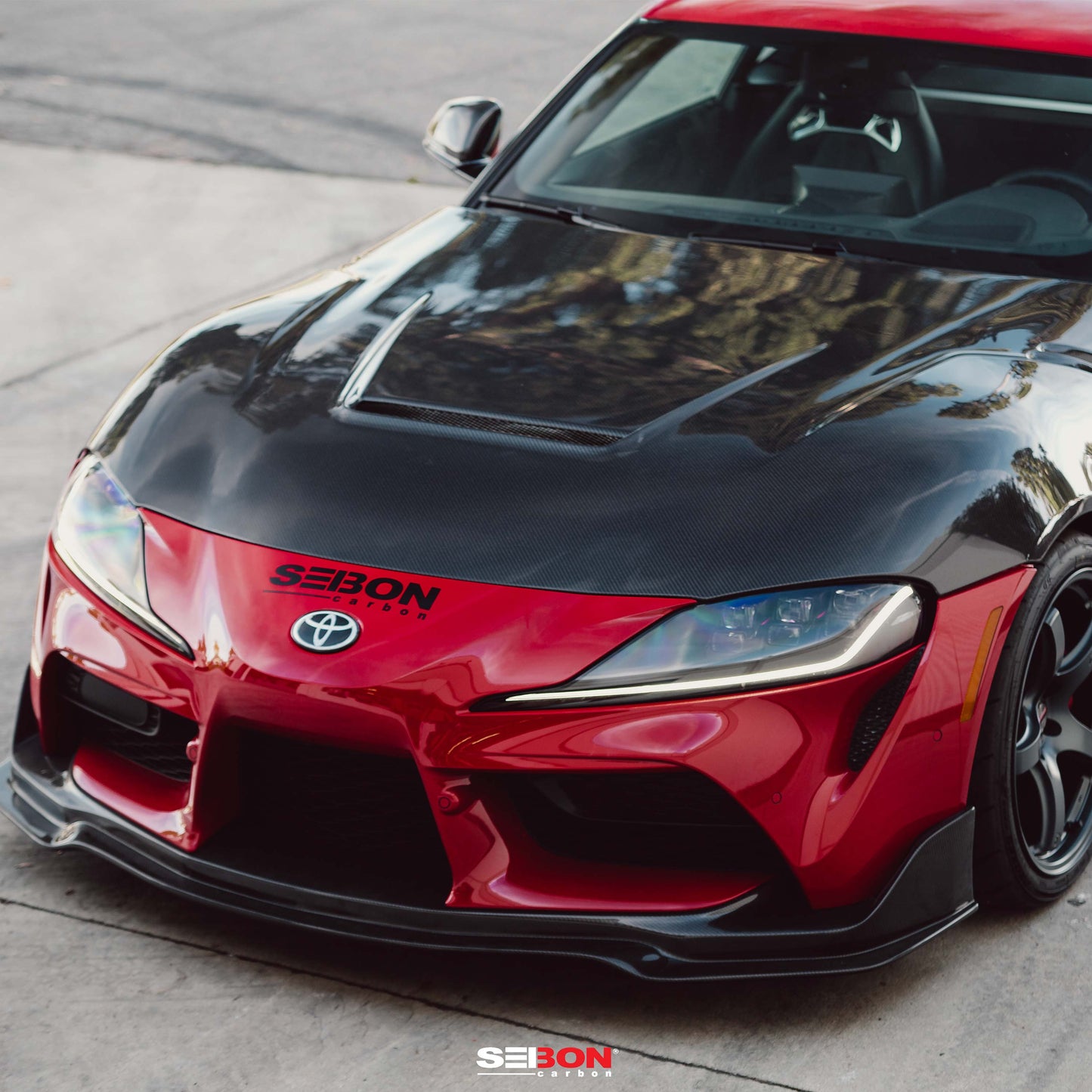 2020-UP TOYOTA SUPRA A90 VS Carbon Fiber HOOD (Double-sided Carbon)