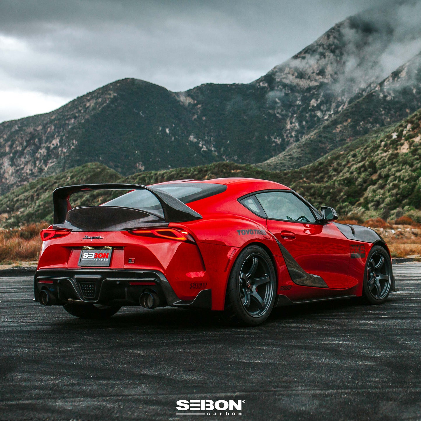 2020-UP TOYOTA SUPRA A90 Carbon Fiber REAR DIFFUSER