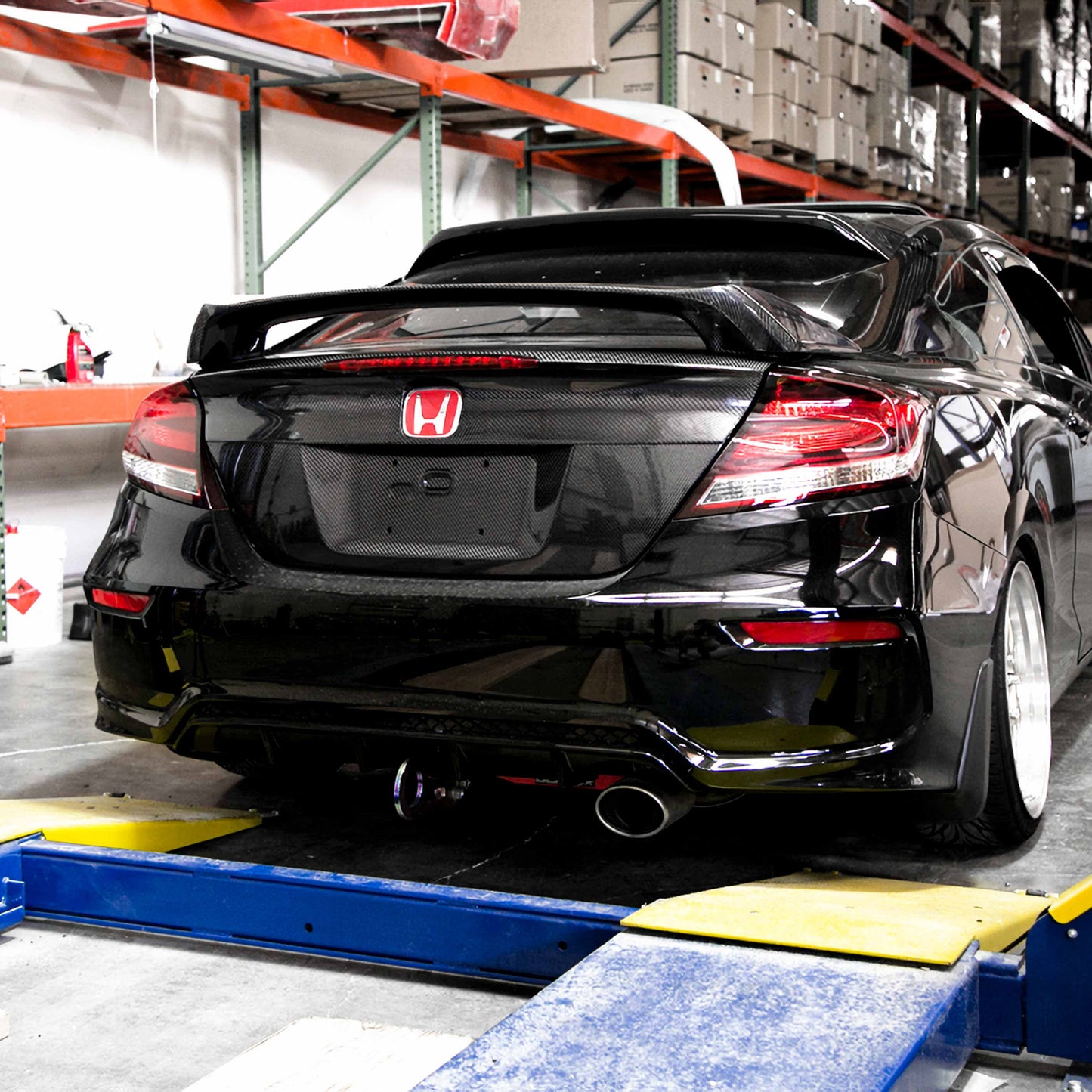 2012-2015 HONDA CIVIC 2DR SI Carbon Fiber REAR SPOILER