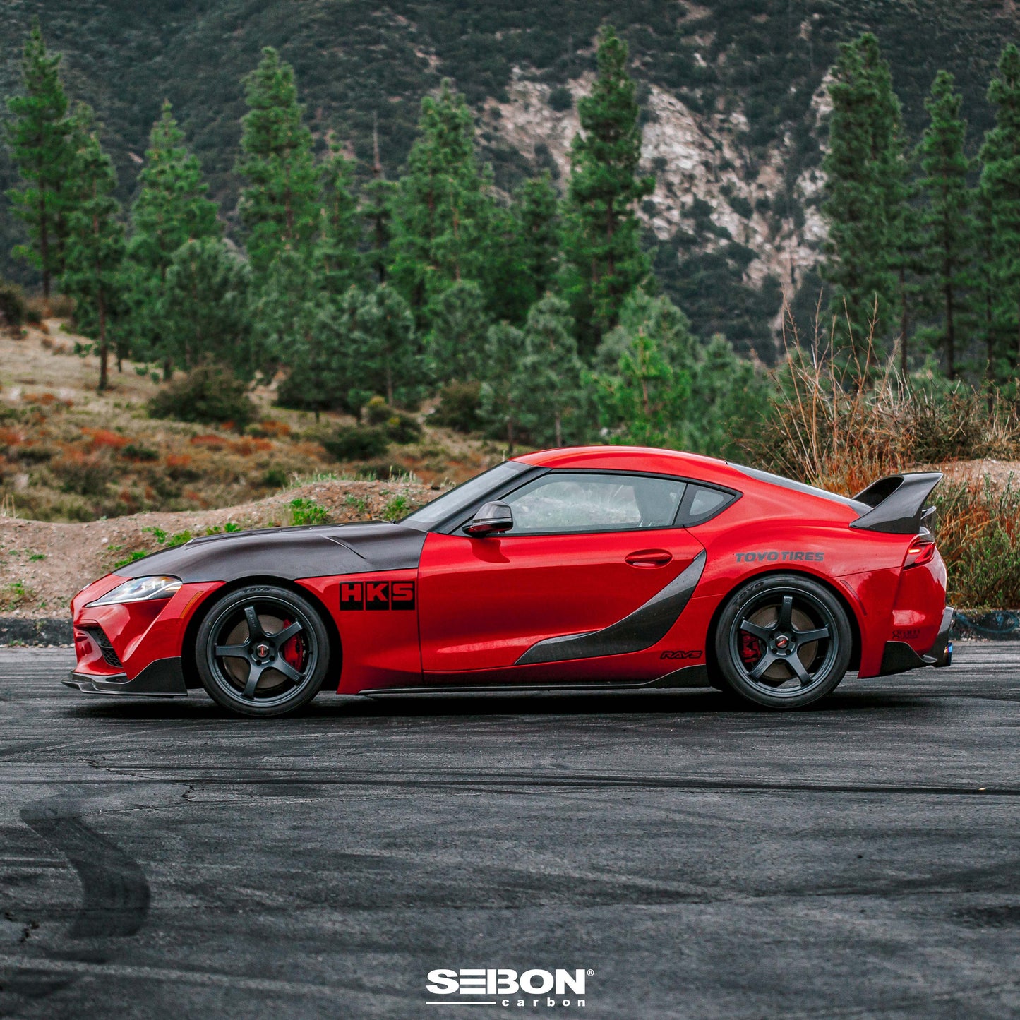 2020-UP TOYOTA SUPRA A90 OE Carbon Fiber SIDE SKIRTS (pair)