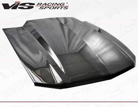 Cowl Induction Carbon Fiber Hood for 2010-2012 Ford Mustang 2dr