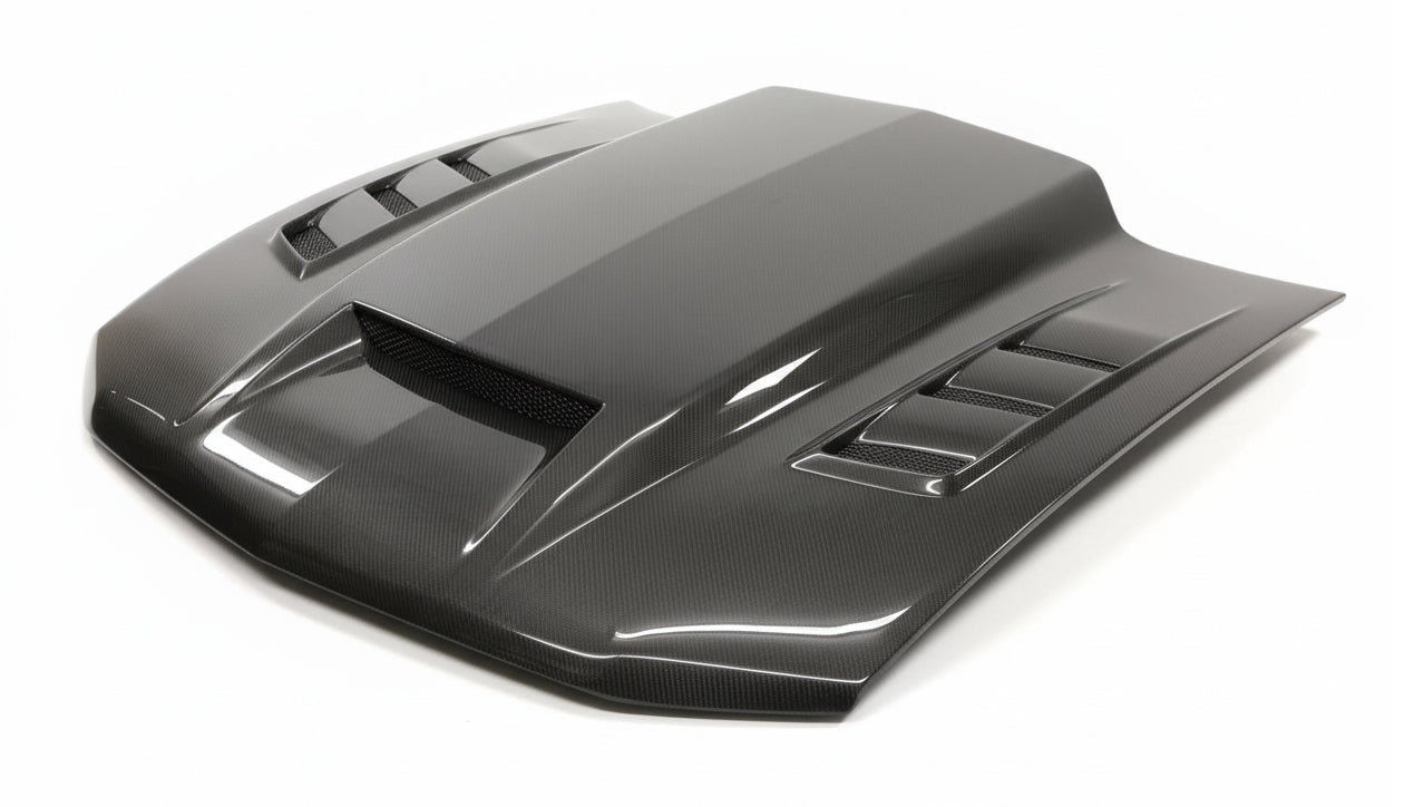 Terminator Carbon Fiber Hood for 2010-2012 Ford Mustang 2dr