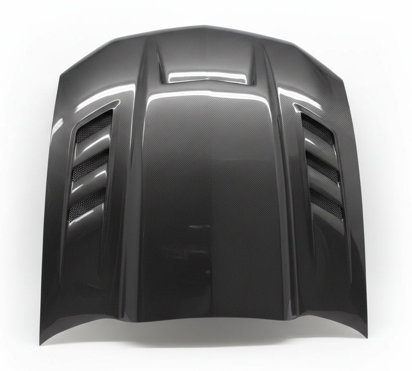Terminator Carbon Fiber Hood for 2010-2012 Ford Mustang 2dr