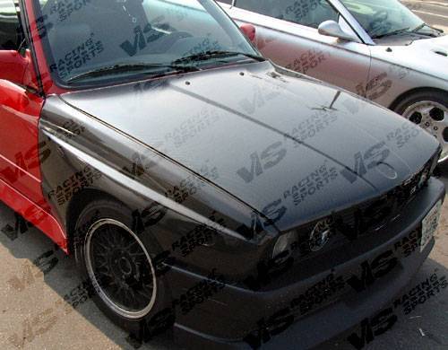 OEM Style Carbon Fiber Hood for 1984-1991 BMW 3-SERIES-E30 4dr