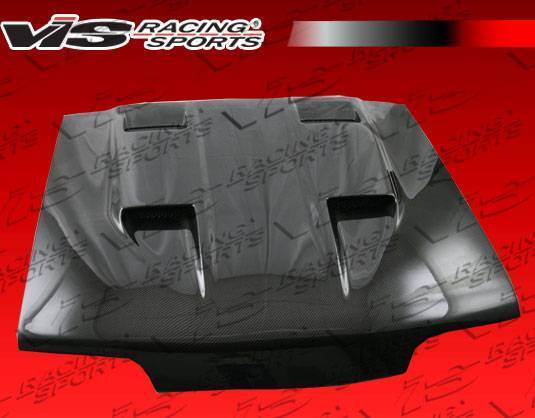 Marh 5 Carbon Fiber Hood for 1987-1993 Ford Mustang 2dr