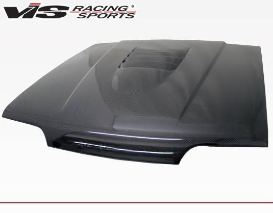 Cobra R 2000 Carbon Fiber Hood for 1994-1998 Ford Mustang 2dr
