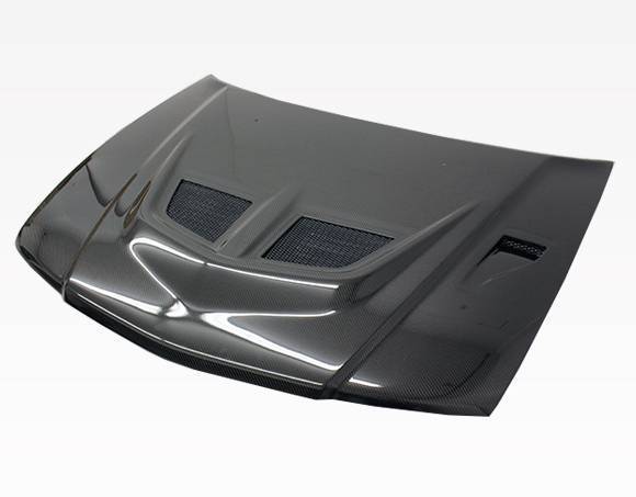 EVO Carbon Fiber Hood for 1997-2001 Mitsubishi Mirage-JDM-W/B 4dr