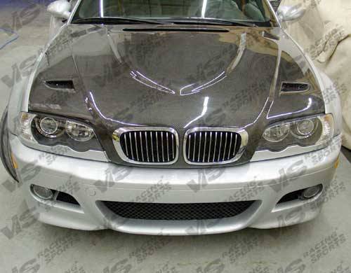 Euro R Carbon Fiber Hood for 1999-2001 BMW 3-SERIES-E46 4dr